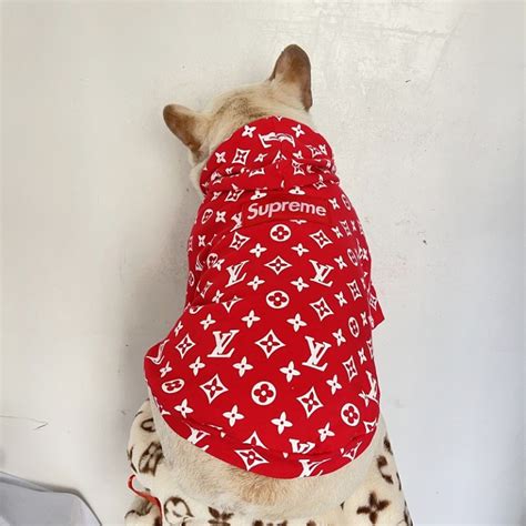 supreme louis vuitton dog bandana|supreme x louis vuitton hoodie.